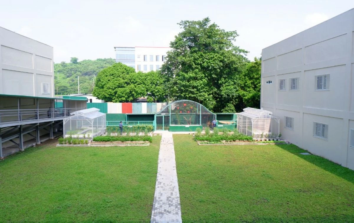 Grounds and vegetable garden at the Kalingyakap Integrated Shelter Support and Services in Carmona City (Carla Bauto Deña/MANILA BULLETIN)
