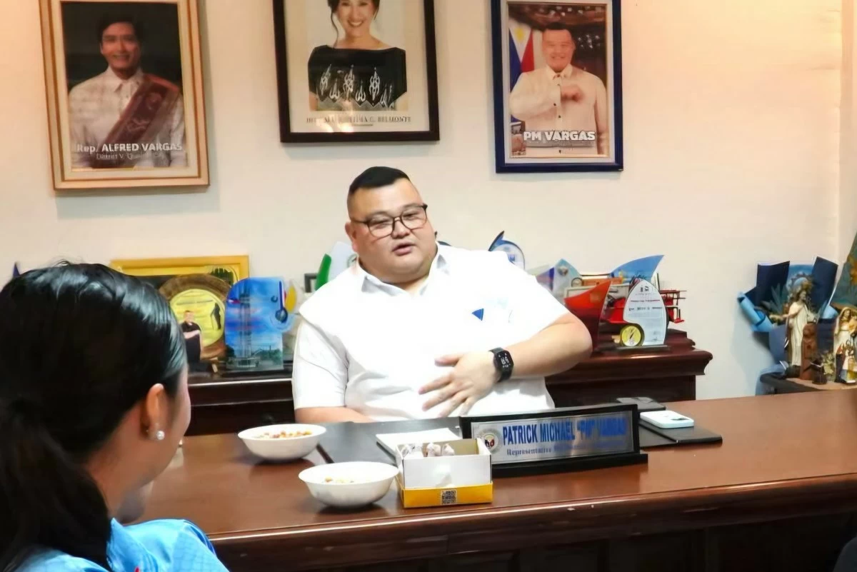 Quezon City 5th district Rep. Patrick Michael “PM” Vargas (Facebook)