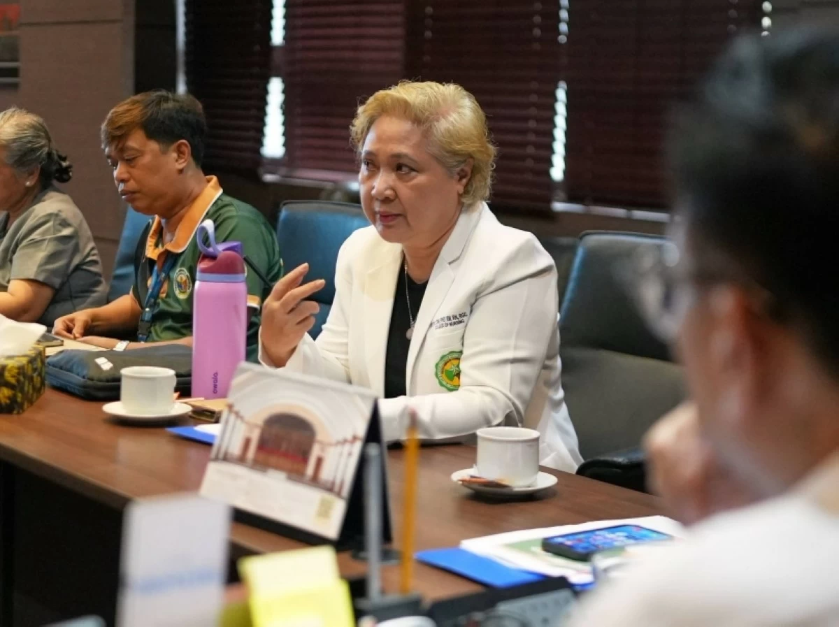 A meeting presided by Mayor Ruffy Biazon on the proposed nursing course at the Pamantasan ng Lungsod ng Muntinlupa (Photo from Muntinlupa PIO) 