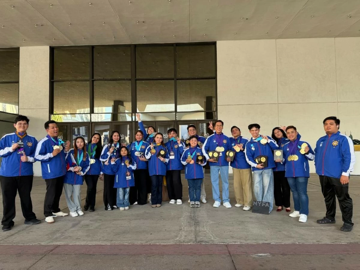 THE Visayas delegates during the World Championships of Performing Arts (WCOPA) finals in Las Vegas, Nevada.  (WCOPA Visayas)
 
