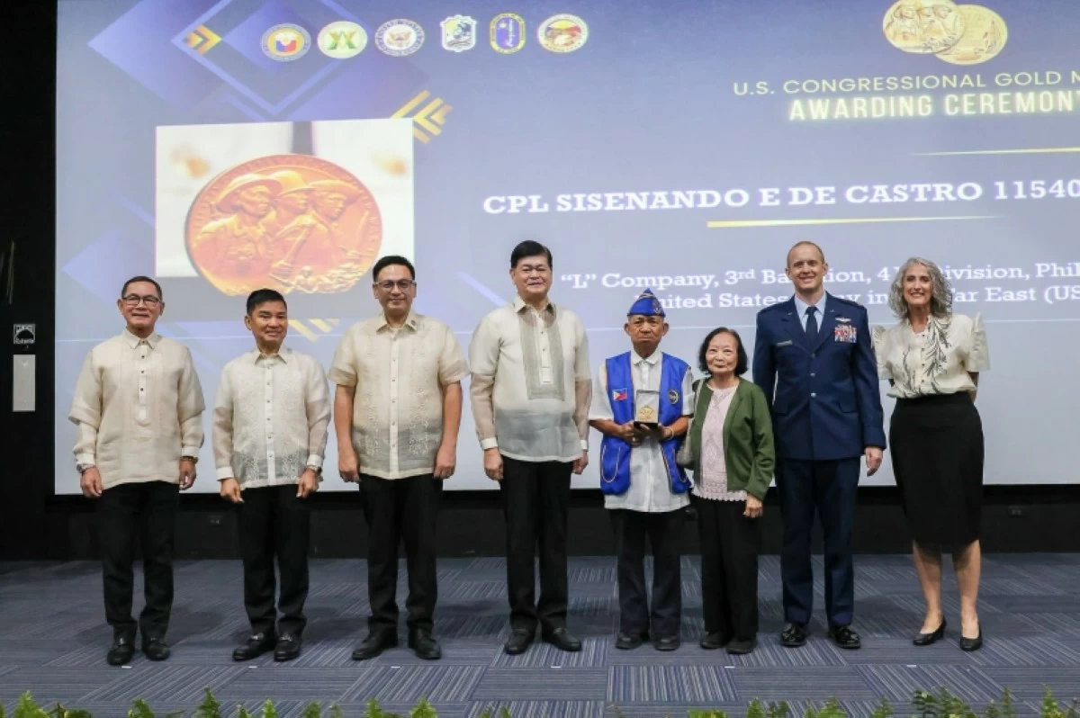 The US Congressional Gold Medal awarding ceremony in Muntinlupa (Philippine Veterans Affairs Office)  