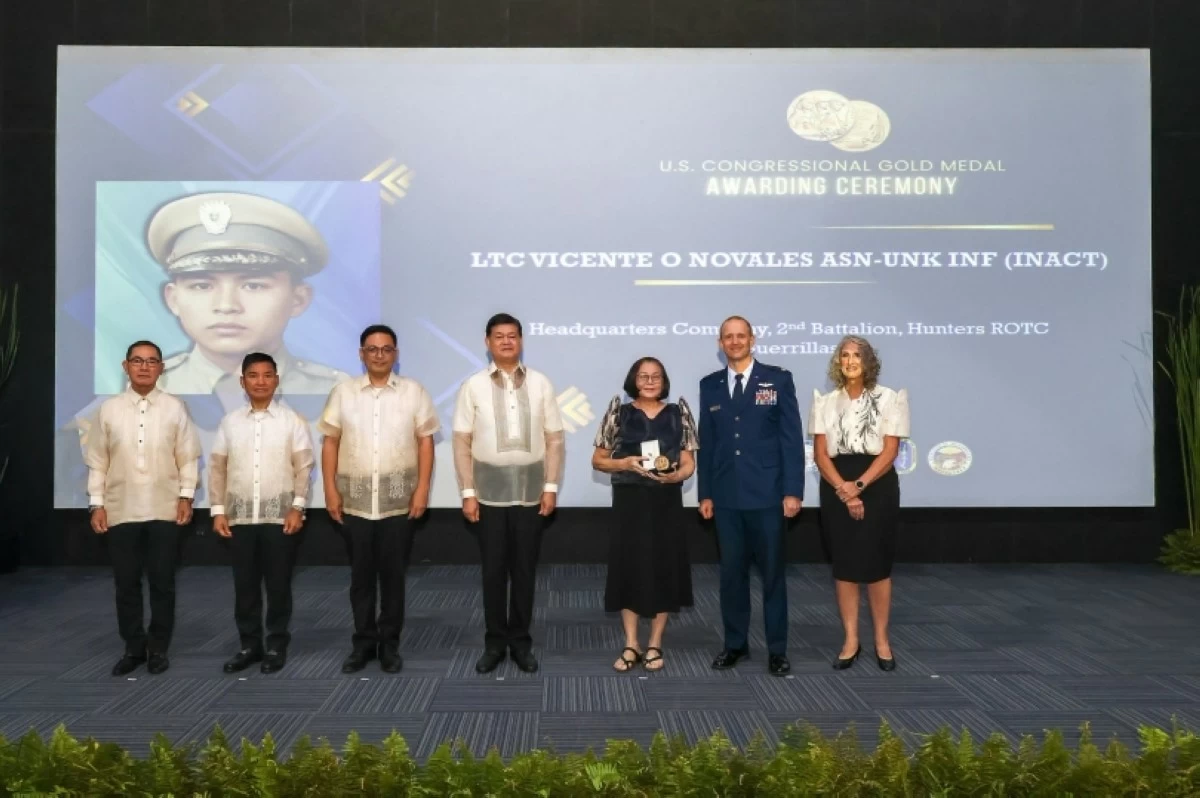 The US Congressional Gold Medal awarding ceremony in Muntinlupa (Philippine Veterans Affairs Office)  
