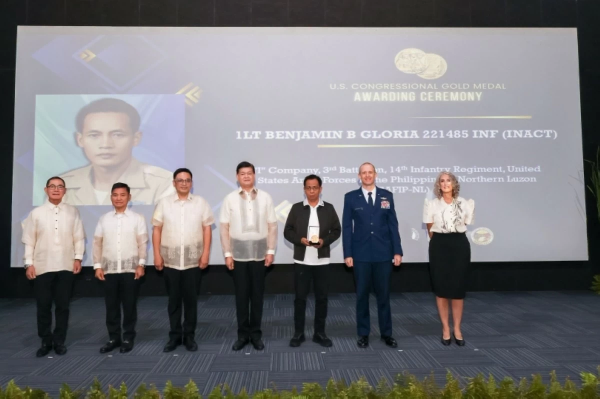 The US Congressional Gold Medal awarding ceremony in Muntinlupa (Philippine Veterans Affairs Office)  