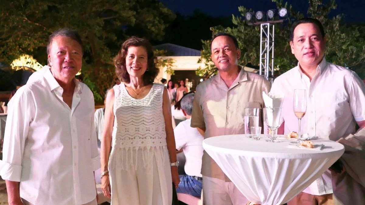 Plantation Bay CEO J. Manuel "Manny" Gonzalez, board director Carmen Beaves, Jimmy Martinez, and Adie Gallares (Photo: Monica Araneta Tiosejo/Manila Bulletin)