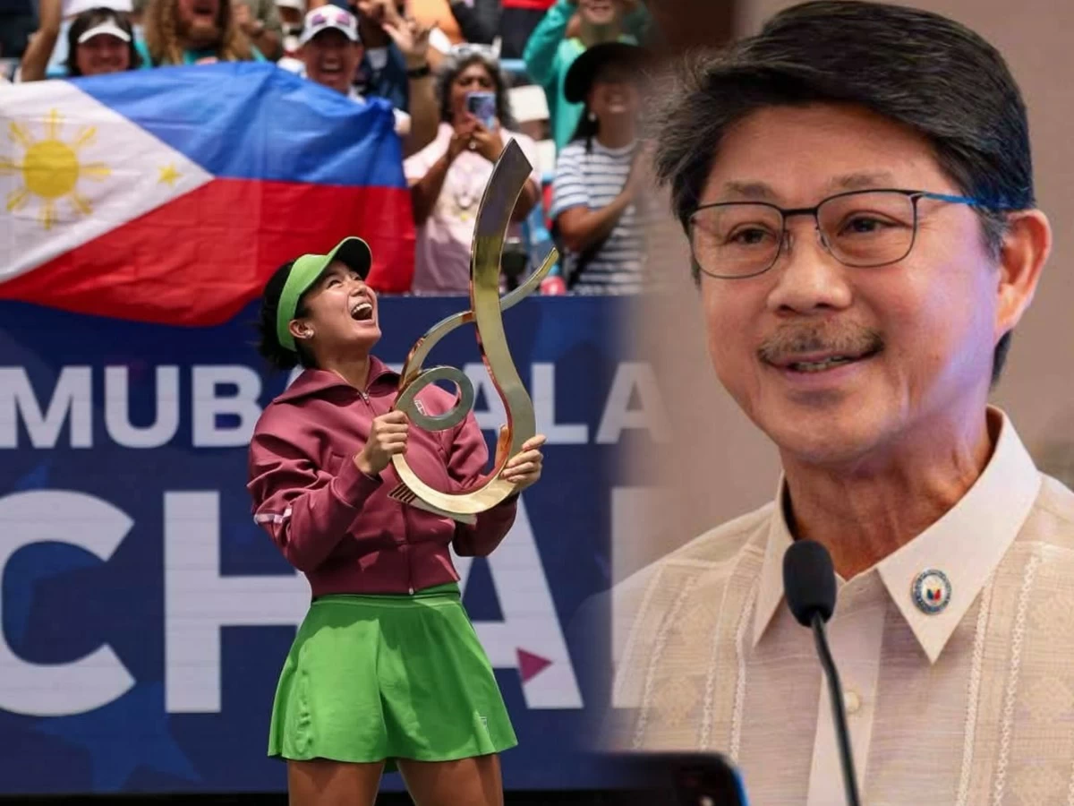 
Alex Eala, House Speaker Faustino “Bojie” Dy III (Facebook)