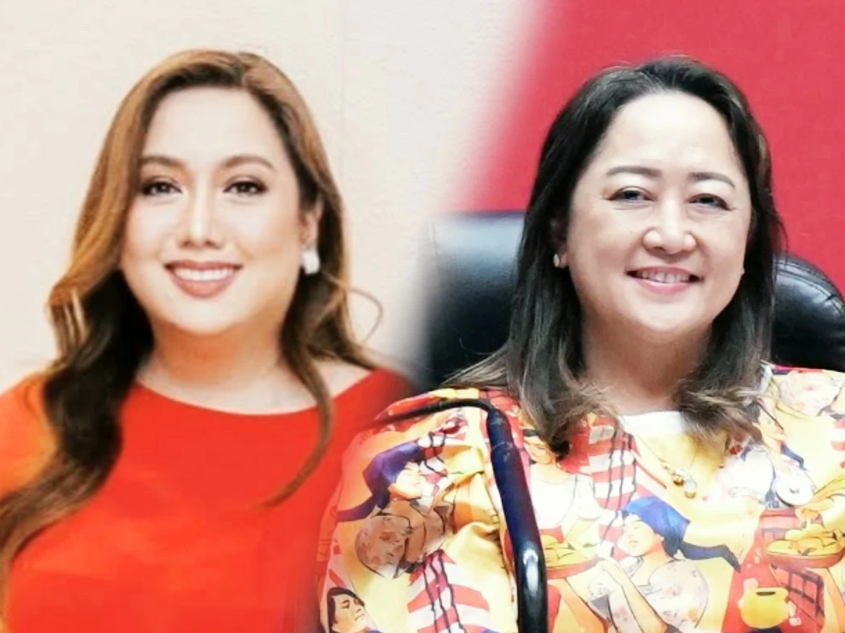 Negros Occidental Rep. Mercedes Alvarez (left), Ilocos Sur Rep. Kristine Singson-Meehan (Facebook, PPAB)