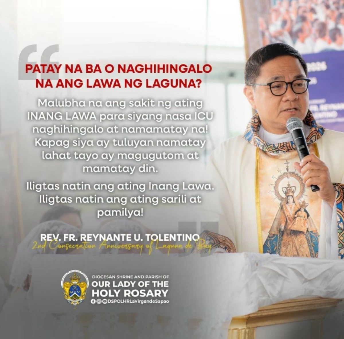 (from La Virgen de Sapao's FB page)