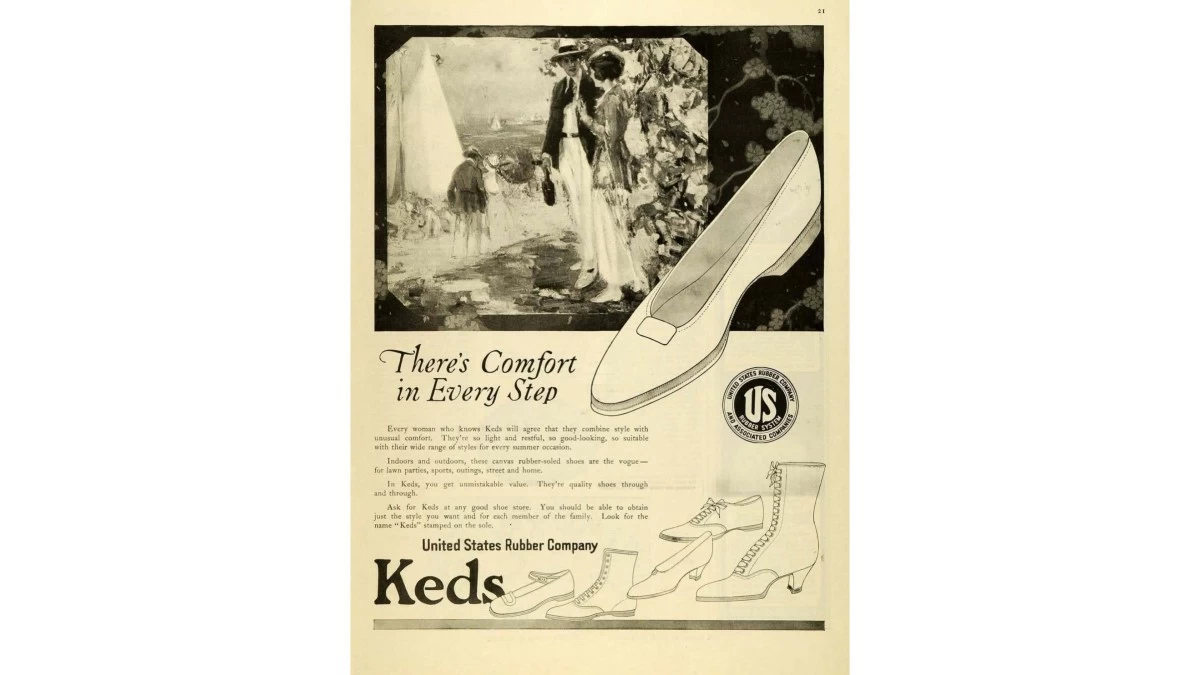 Keds' ad in 1919 