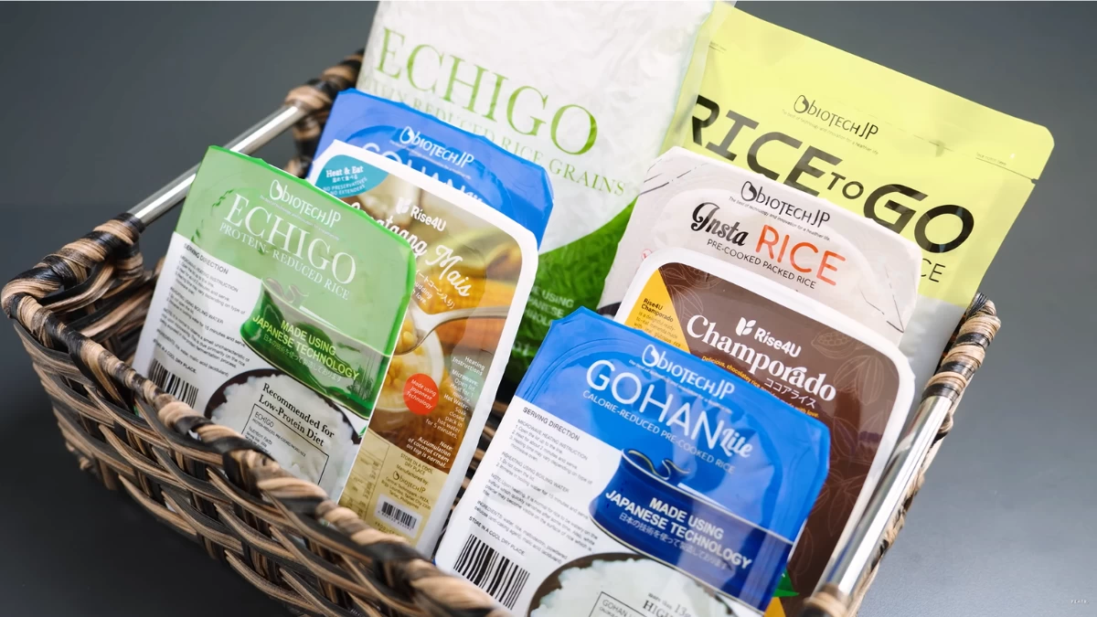 Organic Options' lineup of functional rice products, including Echigo, a low-protein rice for people managing chronic kidney disease, and Gohan Lite, a low-carb option for those watching their carbohydrate intake are designed to support Filipino households with specific dietary needs.