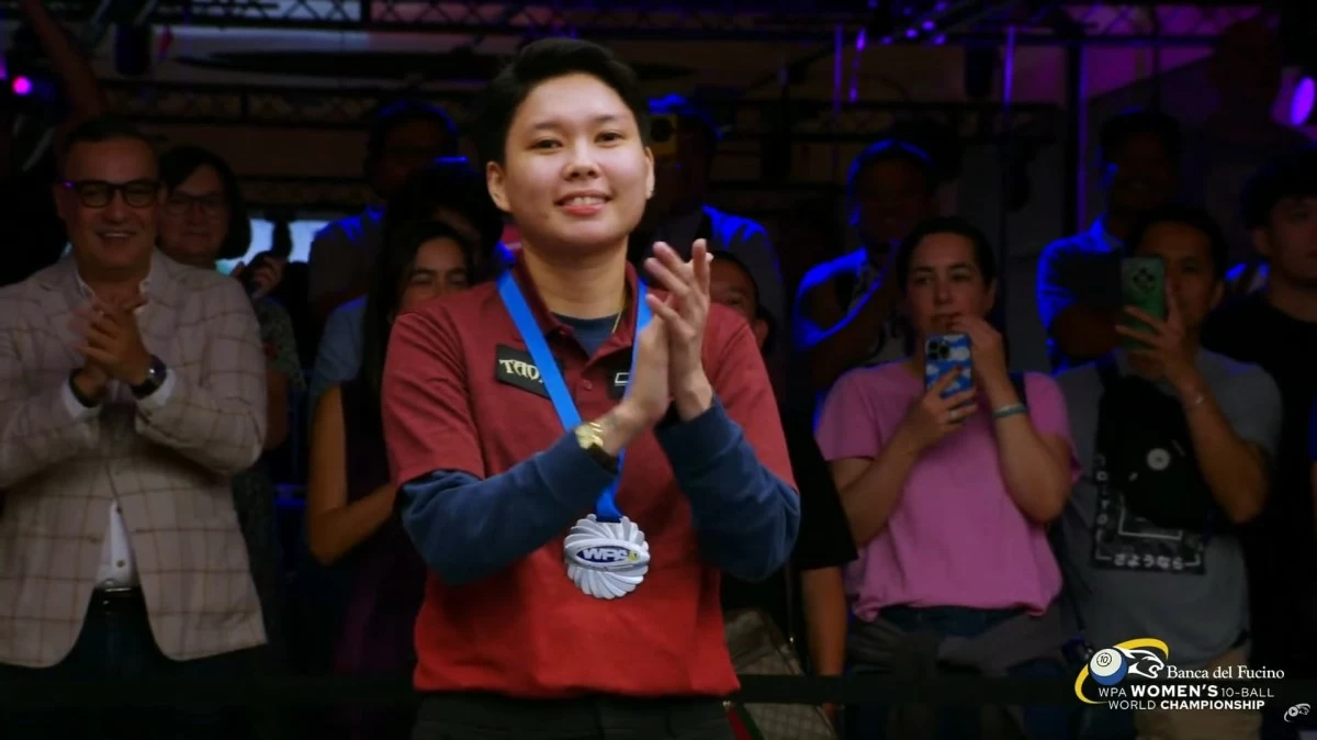 Chezka Centeno (Screengrab from Pro Billiard TV / YouTube)