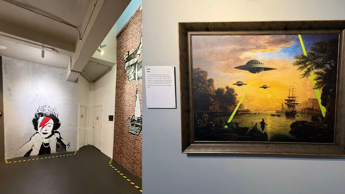 Exhibits at the Banksy Museum (Photo: Philip Cu Unjieng/Manila Bulletin)