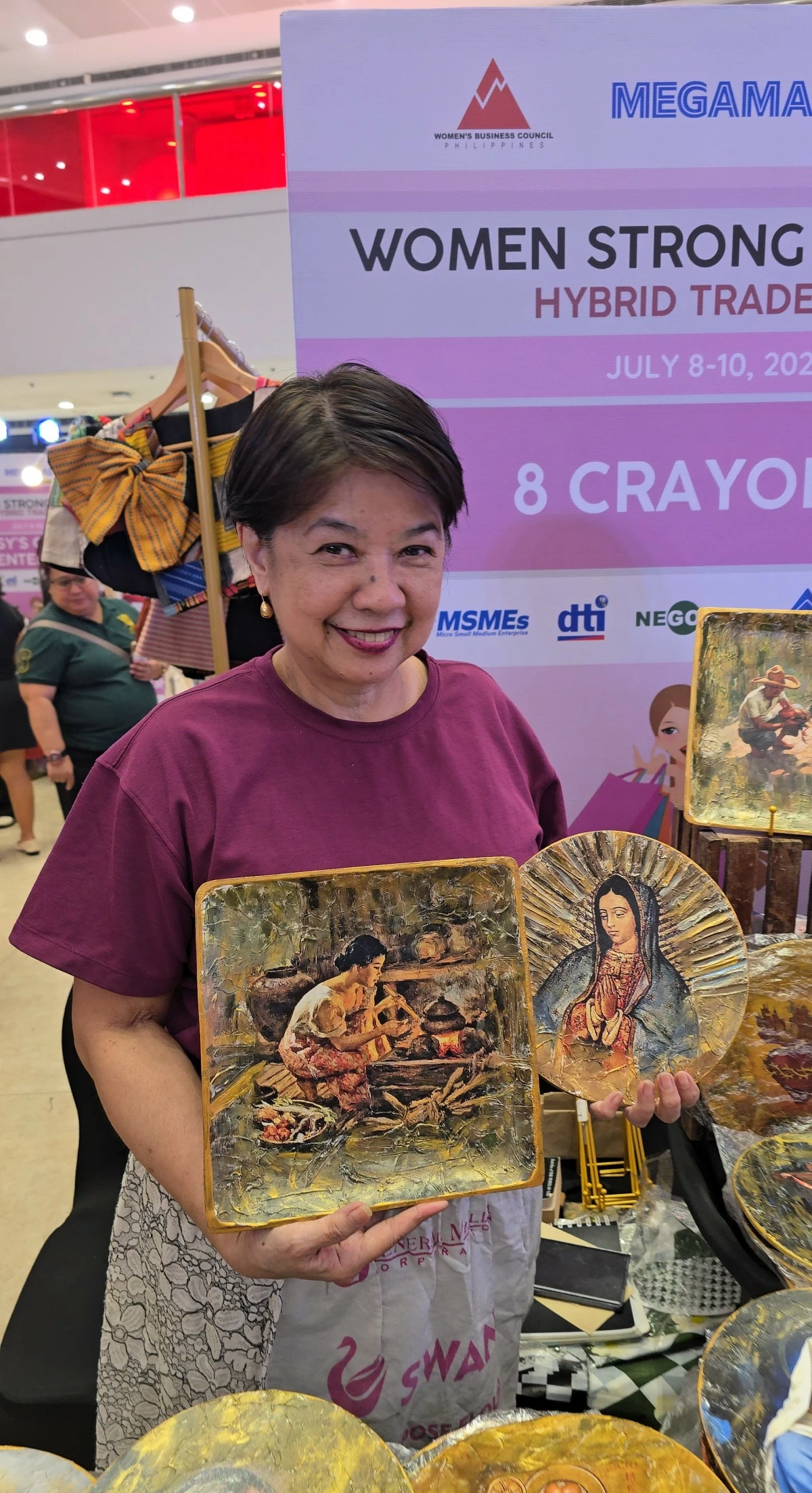 Women-led enterprises proudly showcased their local products at the Women Strong Trade Fair held at the Fashion Hall of SM Megamall last year. 