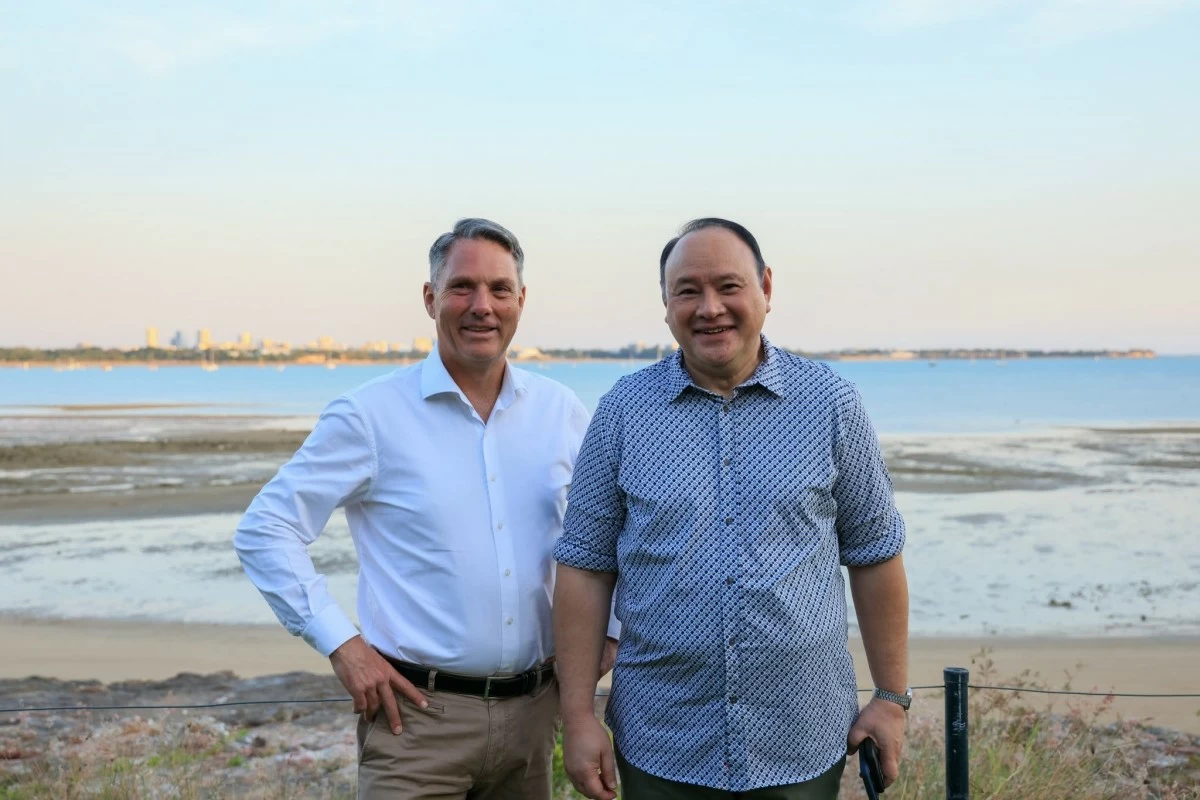 (L-R) Australian Deputy Prime Minister and Defense Minister Richard Marles and Department of National Defense (DND) Secretary Gilberto Teodoro Jr. (Photo: DND)