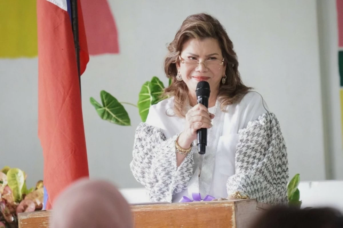 Pangasinan 4th District Rep. Gina de Venecia.(Photo from Mayor Biazon's Facebook account) 