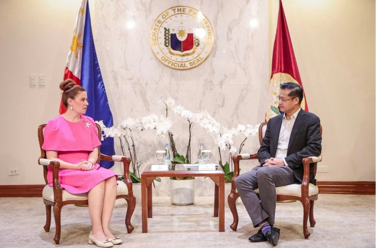 Hungarian Ambassador to the Philippines, Dr. Titanilla Tóth, paid a farewell courtesy visit to Senate President Sherwin Gatchalian. (Photo: Office of the Senate President)