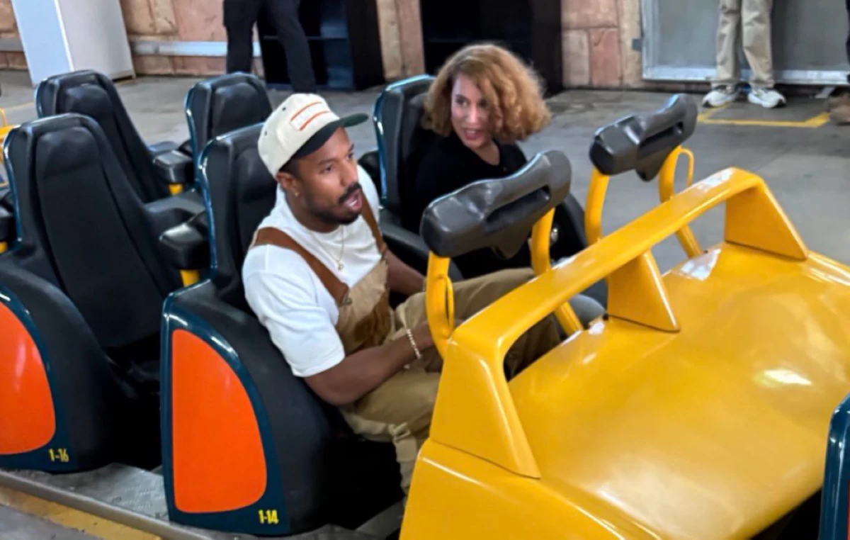 Michael B. Jordan and Raye