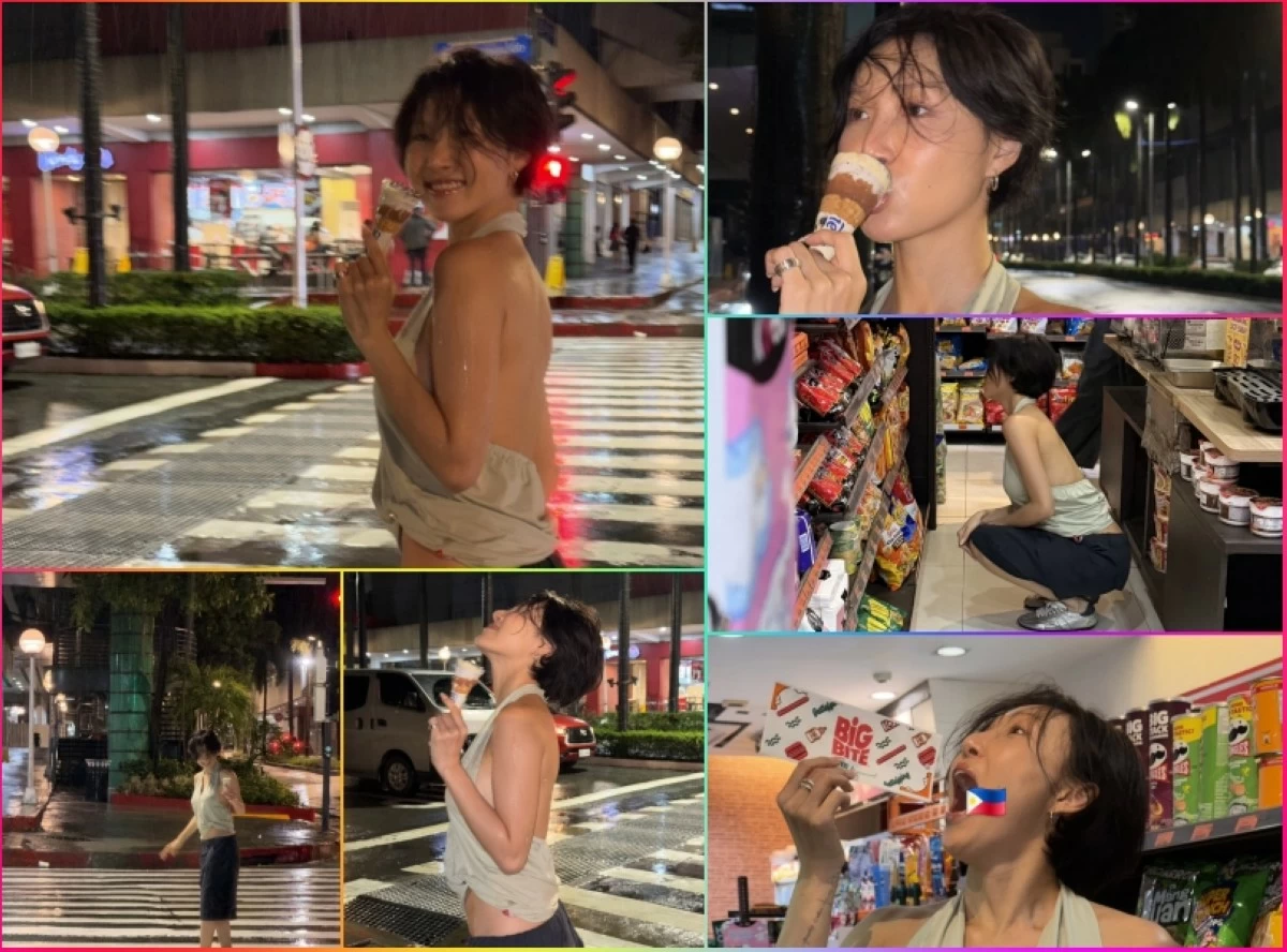 Mamamoo's Hwasa in Manila (Instagram) 