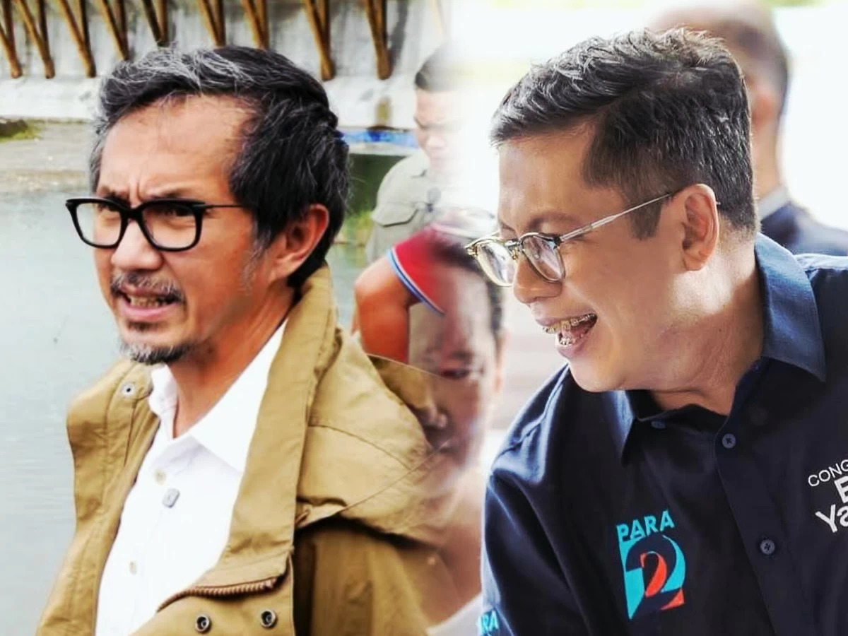 DPWH Secretary Vince Dizon (left), Parañaque City 2nd district Rep. Brian Raymund Yamsuan