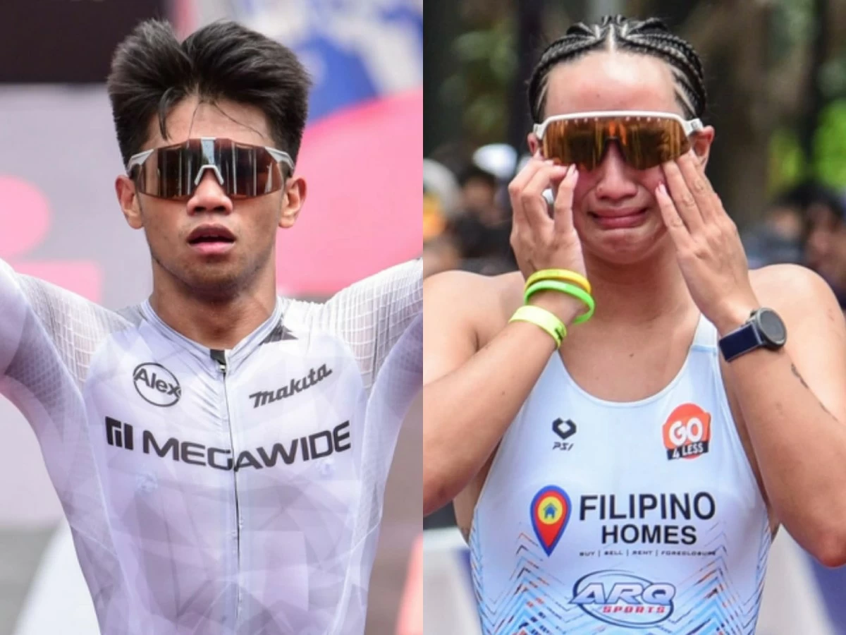 Irienold Reig Jr., left, and Nicole Rojo