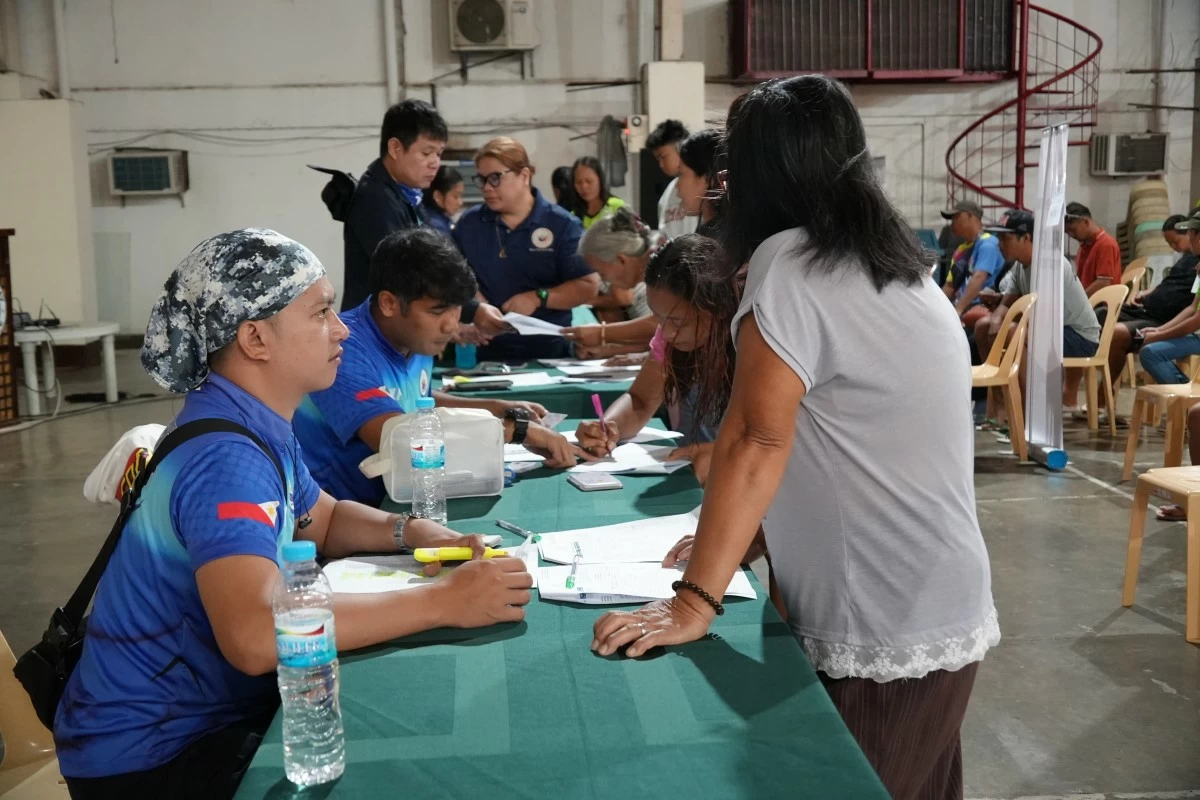 The OVP Disaster Operations Center conducts relief operations in Ilocos Norte, providing immediate assistance to more than 4,000 families affected by flooding. (OVP photo)