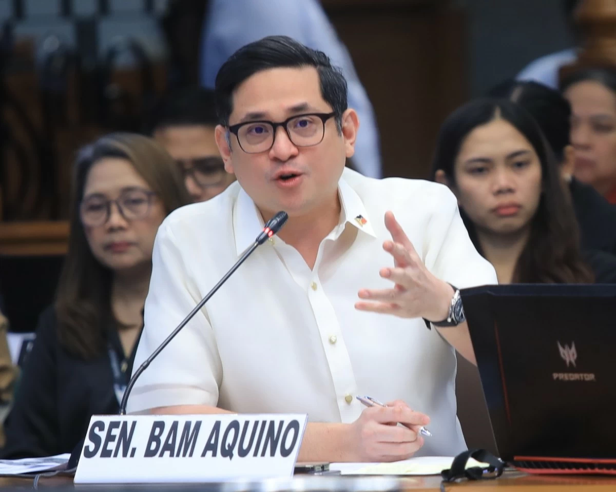 Senator Bam Aquino (Senate PRIB photo)