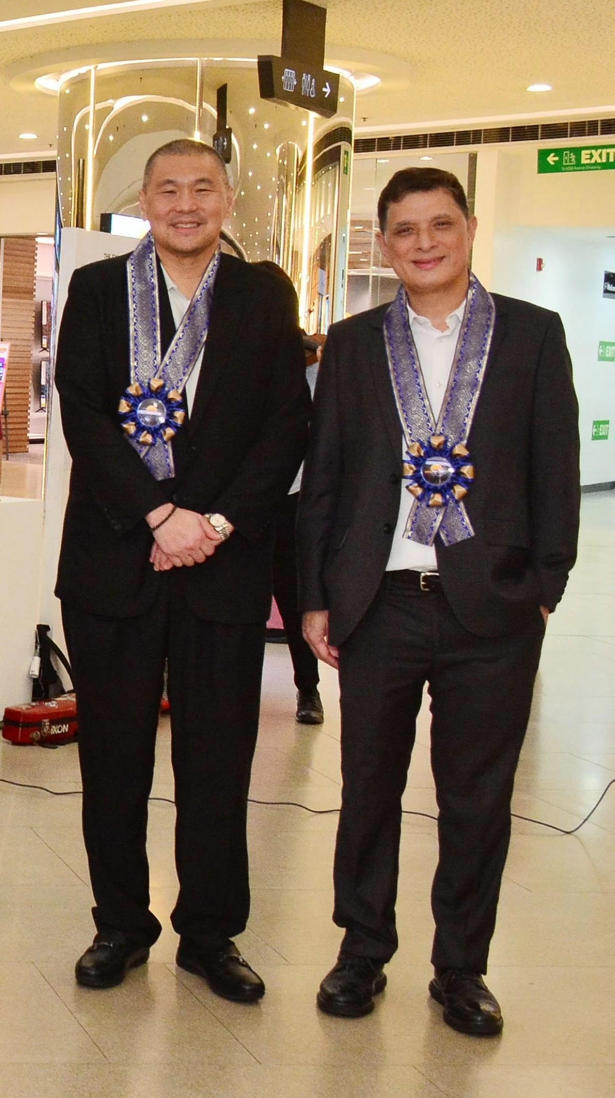 SM Supermalls EVP Jonjon San Agustin and SAVP Ian Mathay