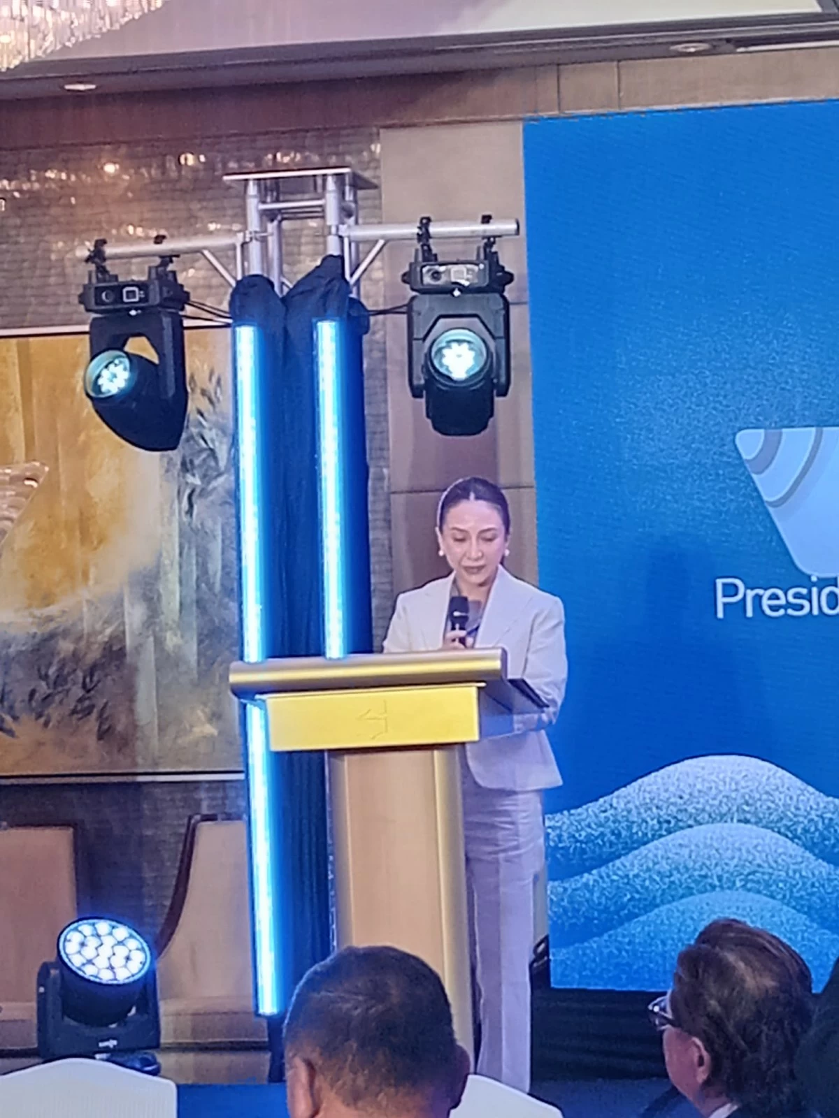 Secretary Christina Garcia Frasco, who also serves as presidential adviser for Sustainable and Resilient Communities, delivered the opening remarks. (Photo by Sean Fernando)