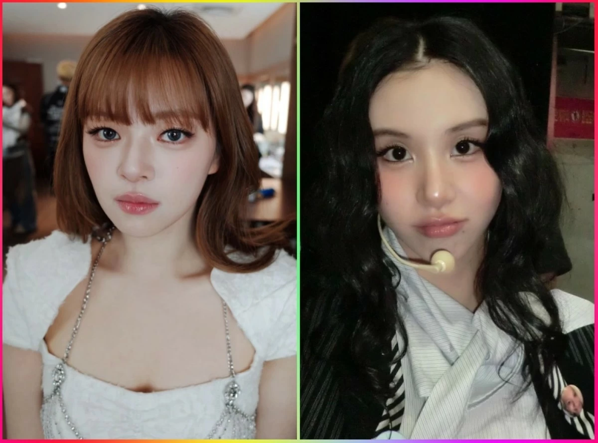 TWICE's Chaeyoung (right) and Jeongyeon (Instagram) 