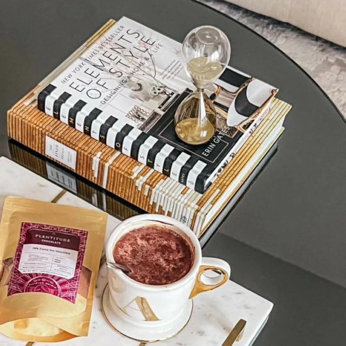LIQUID COMFORT — Aside from chocolate bars, Plentitude also offers chocolate drinks.