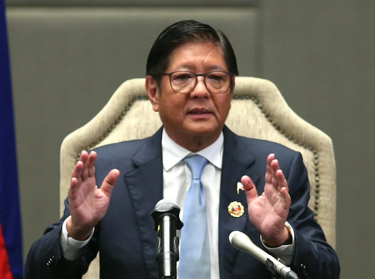 President Ferdinand ‘Bongbong’ Marcos Jr. speaks to the members of Philippine media following the conclusion of the 47th ASEAN Summit and Related Summits in Kuala Lumpur, Malaysia, on Oct. 28, 2025.(Mark Balmores/MANILA BULLETIN)
