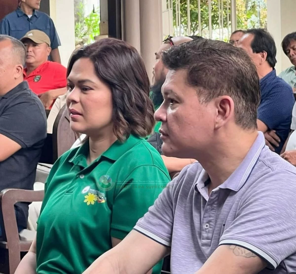 Vice President Sara Duterte (left), Davao City 1st district Rep. Paolo Duterte (Facebook)