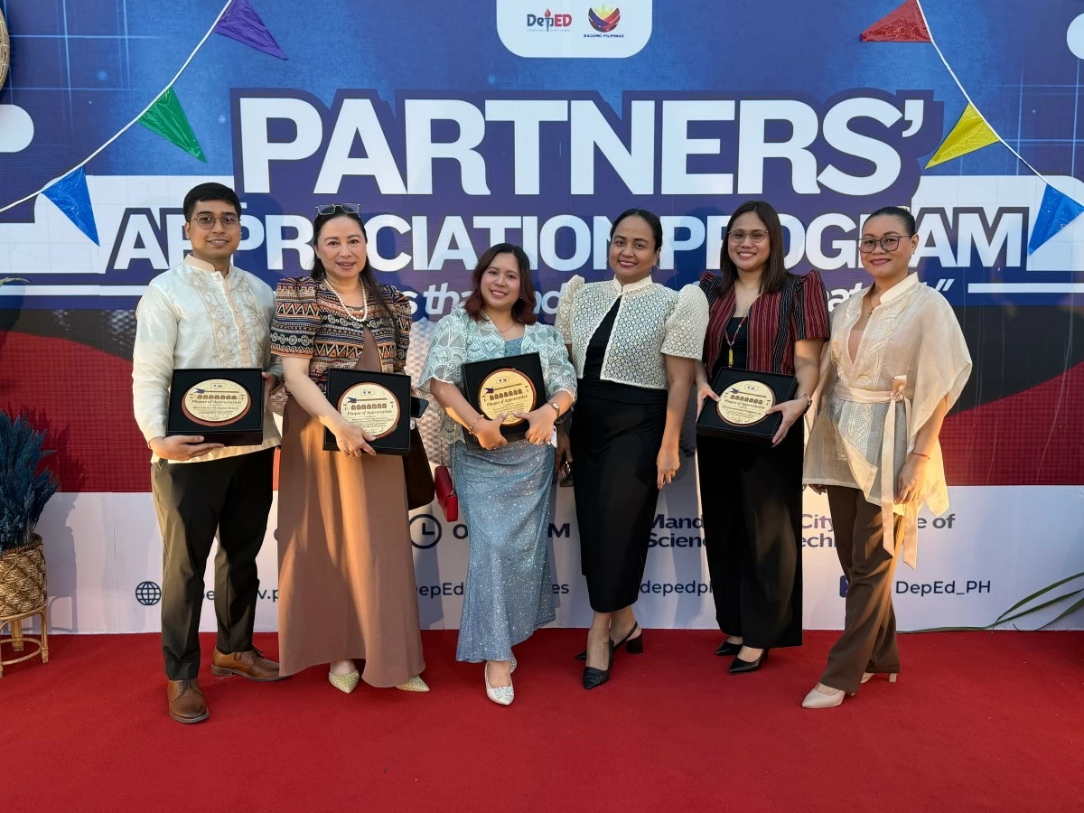 ING Hubs Philippines received recognition at the Department of Education's Partners' Appreciation Night for the organization’s continued commitment to supporting education through partnerships and community initiatives.