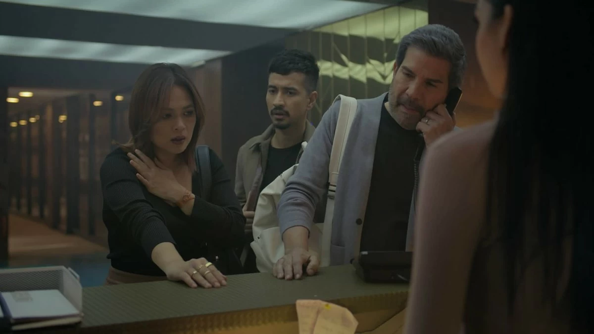 Judy Ann Santos, RK Bagatsing, and Edu Manzano in the series 