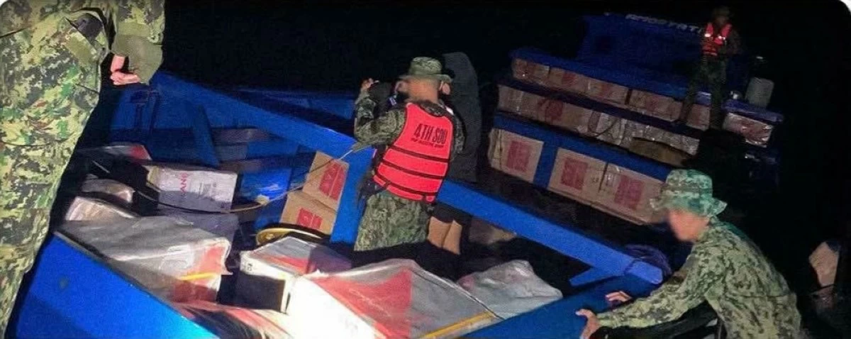 PNP Maritime foils entry of P21-M smuggled cigarettes to Negros