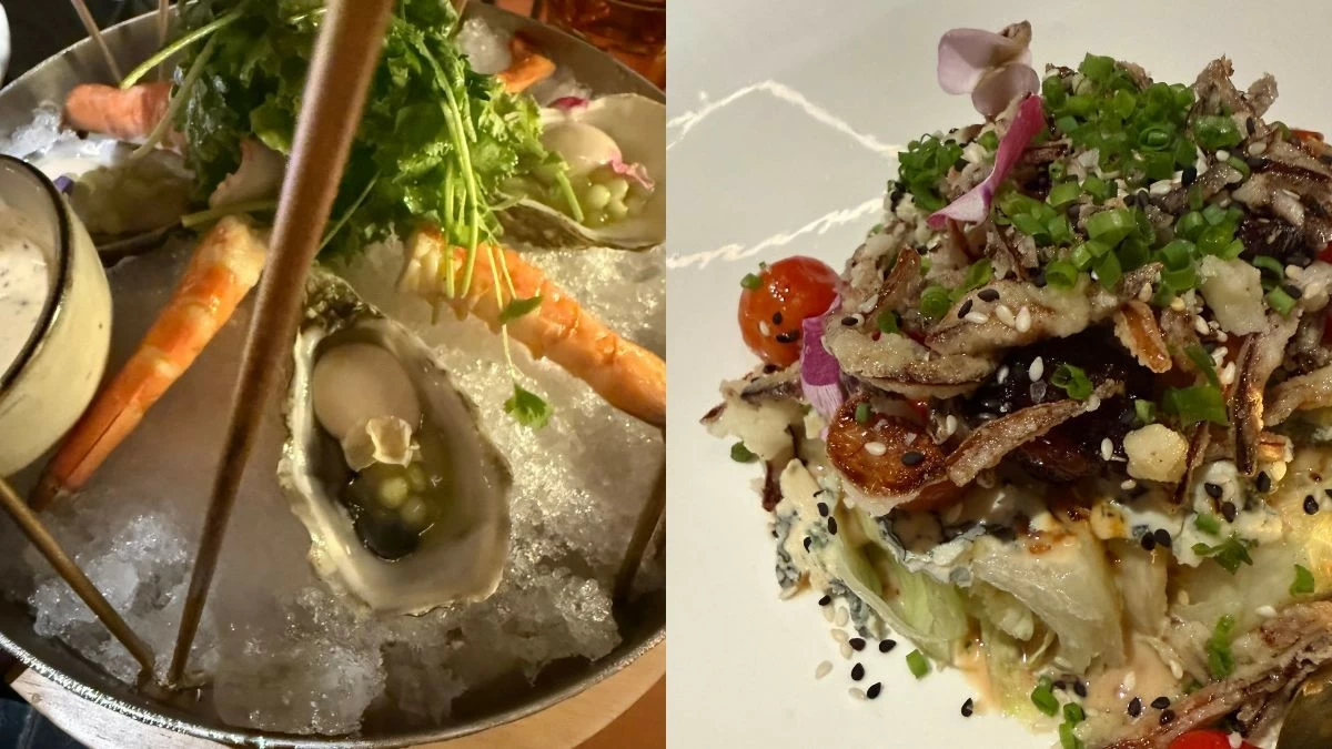 Seafood Tower and Crack Salad (Photo: Philip Cu Unjieng)