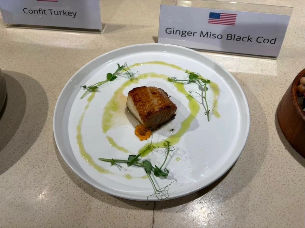 The ginger miso black cod was a hit and is surprisingly easy to prepare. (Photo: Mika Barrios/US Embassy)
