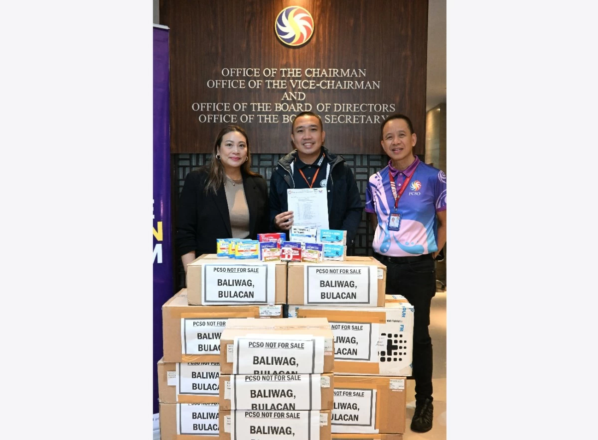 PCSO strengthens community healthcare through medicine donation to Baliwag, Bulacan