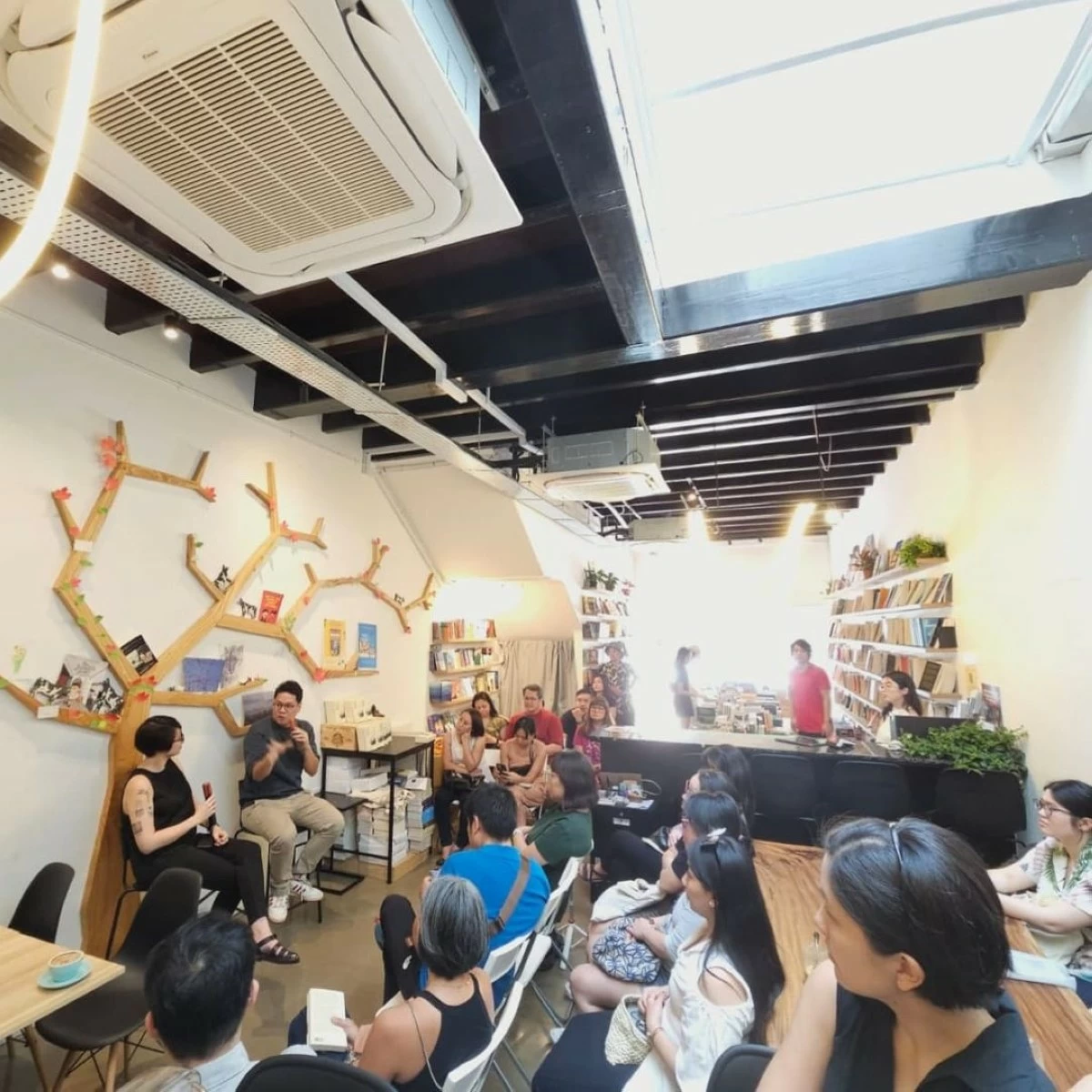 Silk, Silver, Spices, Slaves was first launched on July 13, 2024, at Book Bar SG in Duxton Road. Afterwards, it went on sale in Singapore bookstores like Kinokuniya along Orchard Road.