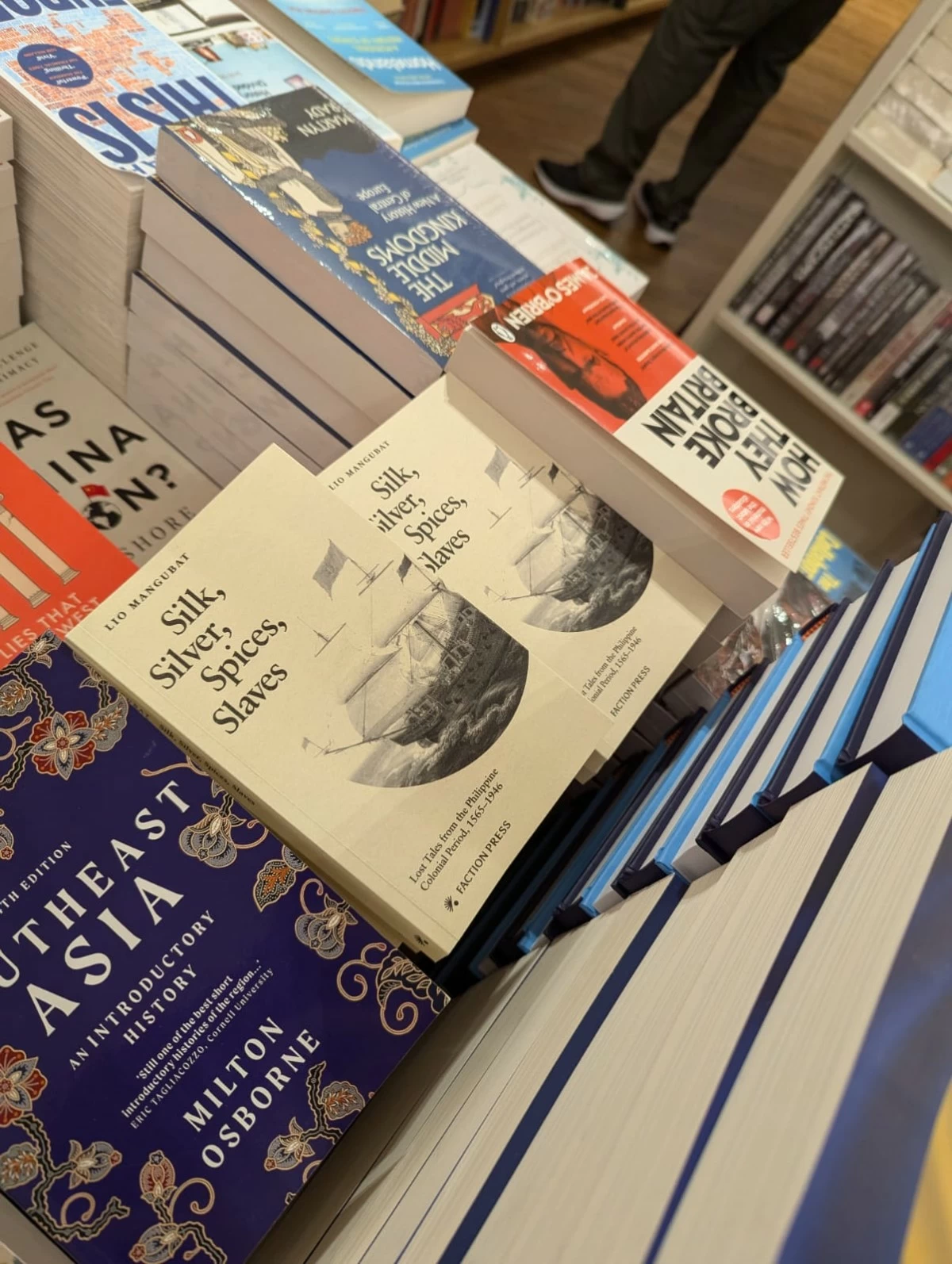 Silk, Silver, Spices, Slaves available in Kinokuniya, Singapore.