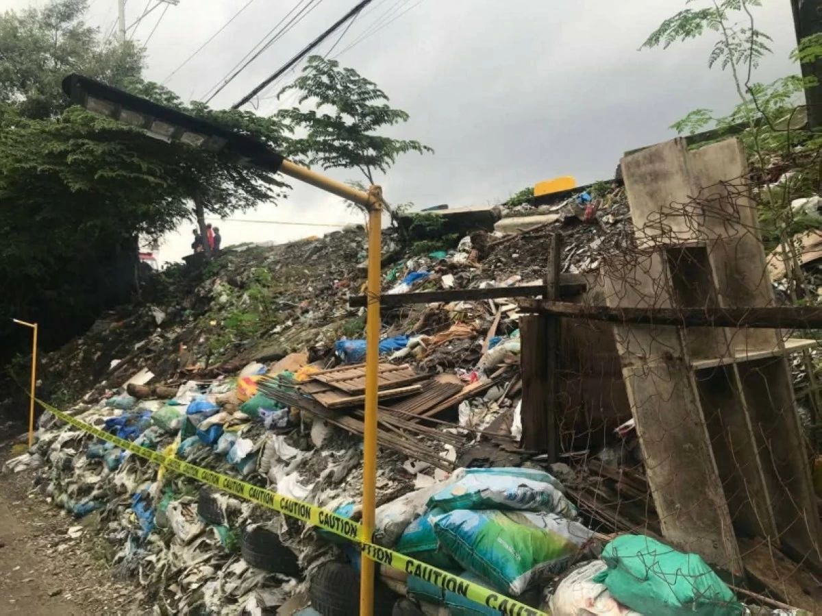 The evacuation along C5 Road in Barangay Western Bicutan, Taguig on Aug. 19 (Photo from Barangay Western Bicutan) 