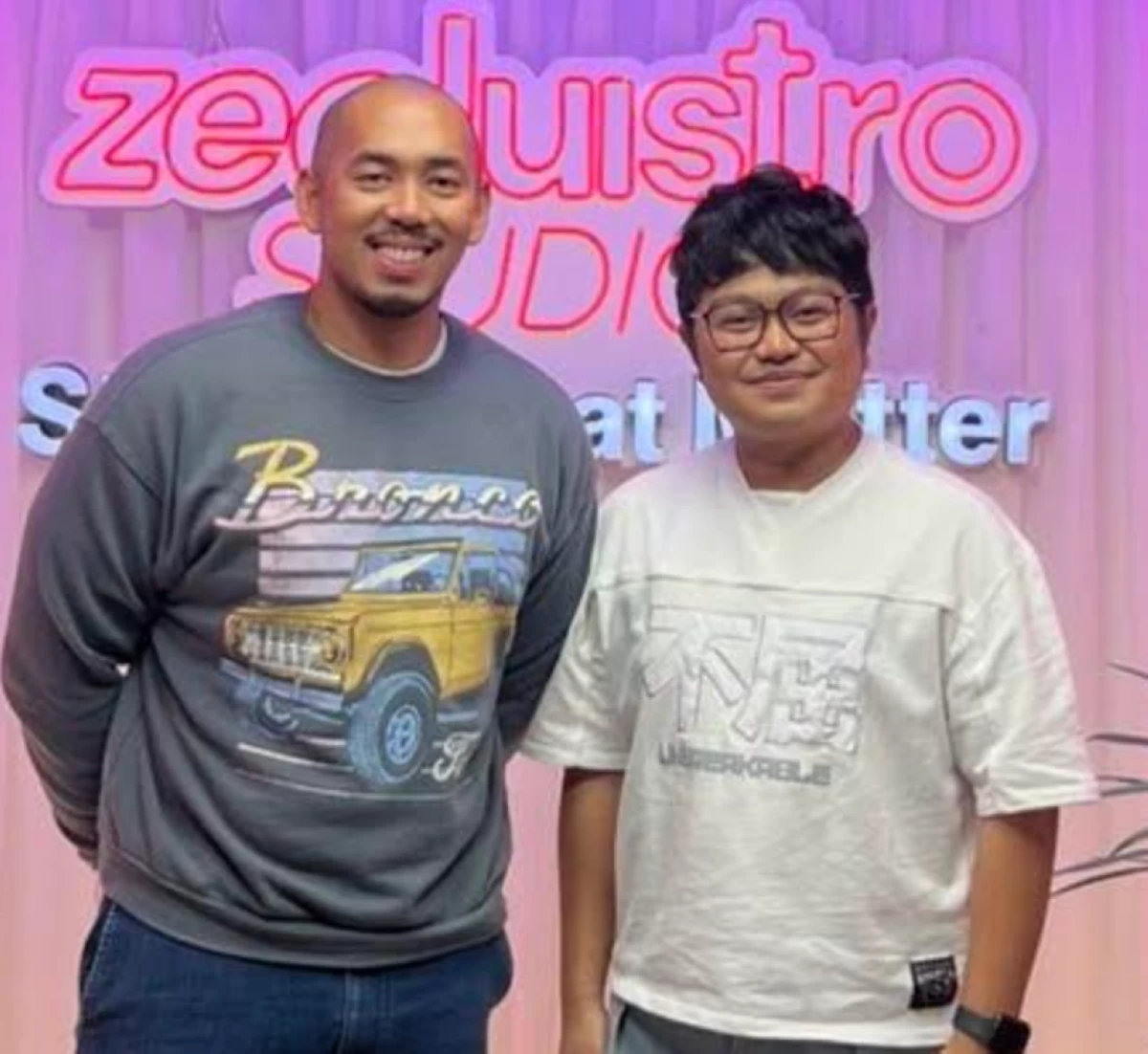 James Caraan with Zee Luistro