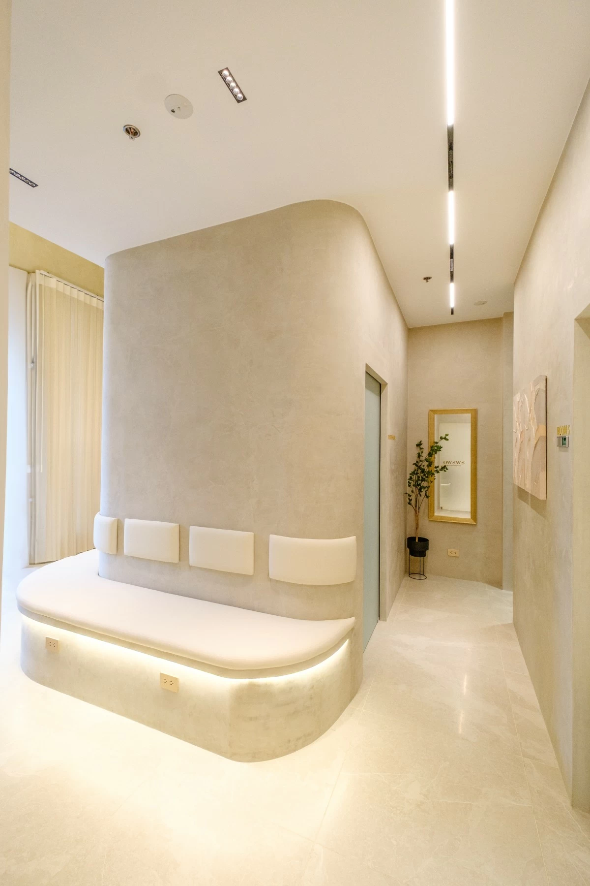 The clinic's waiting area
