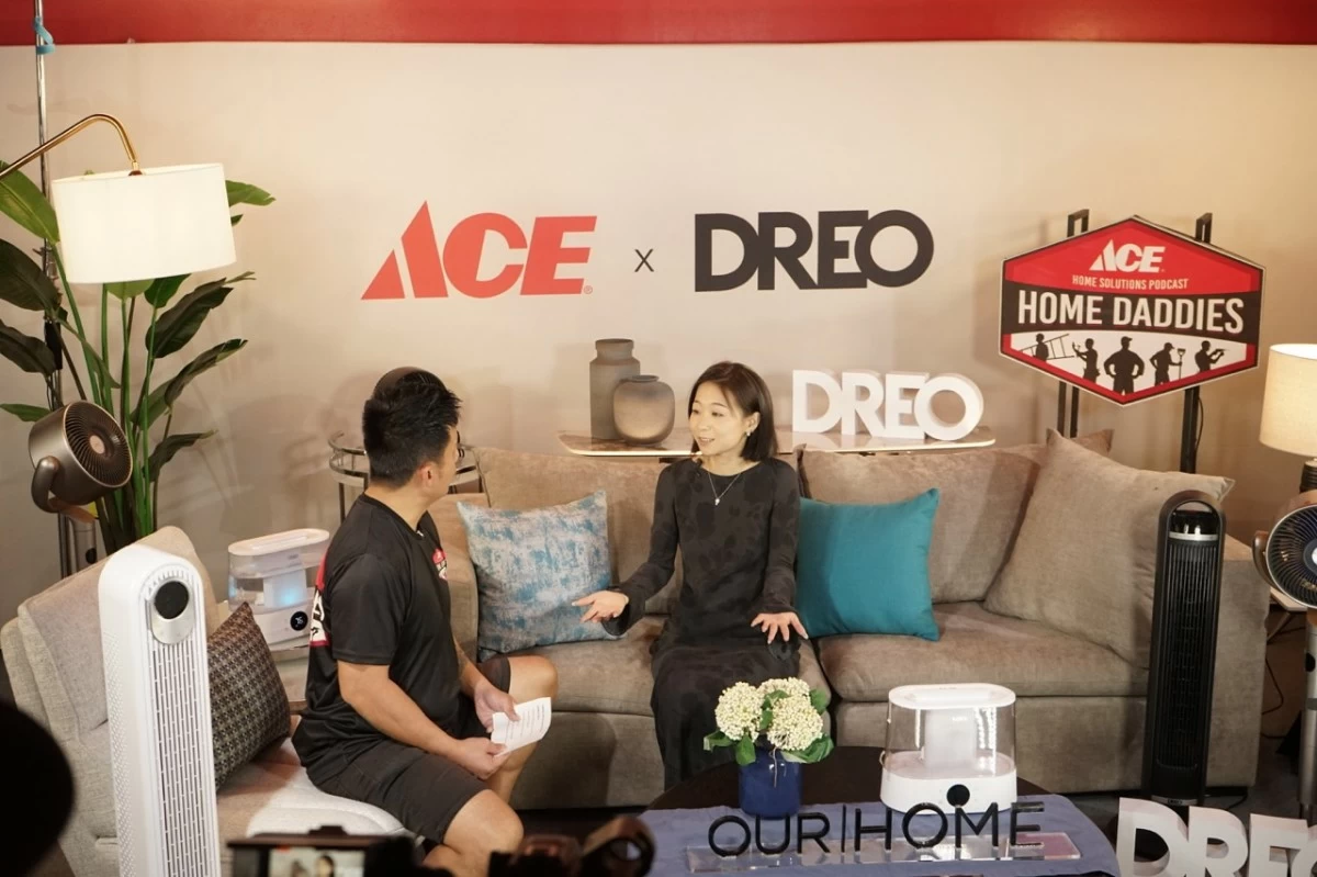 Dreo country manager Lesley Qin joins Home Daddies Podcast host Joey Ong for a conversation during Dreo’s official Philippine launch at the Ace Home Solutions Store in Makati, discussing the brand’s entry into the local market and its smart home comfort solutions for Filipino households.
