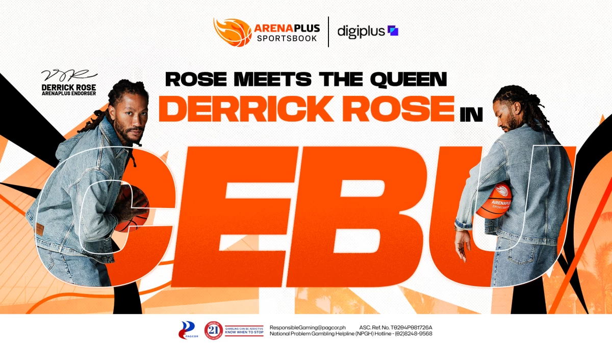 ArenaPlus brings NBA legend Derrick Rose closer to Cebuano fans through Rose Meets the Queen: Derrick Rose in Cebu.
