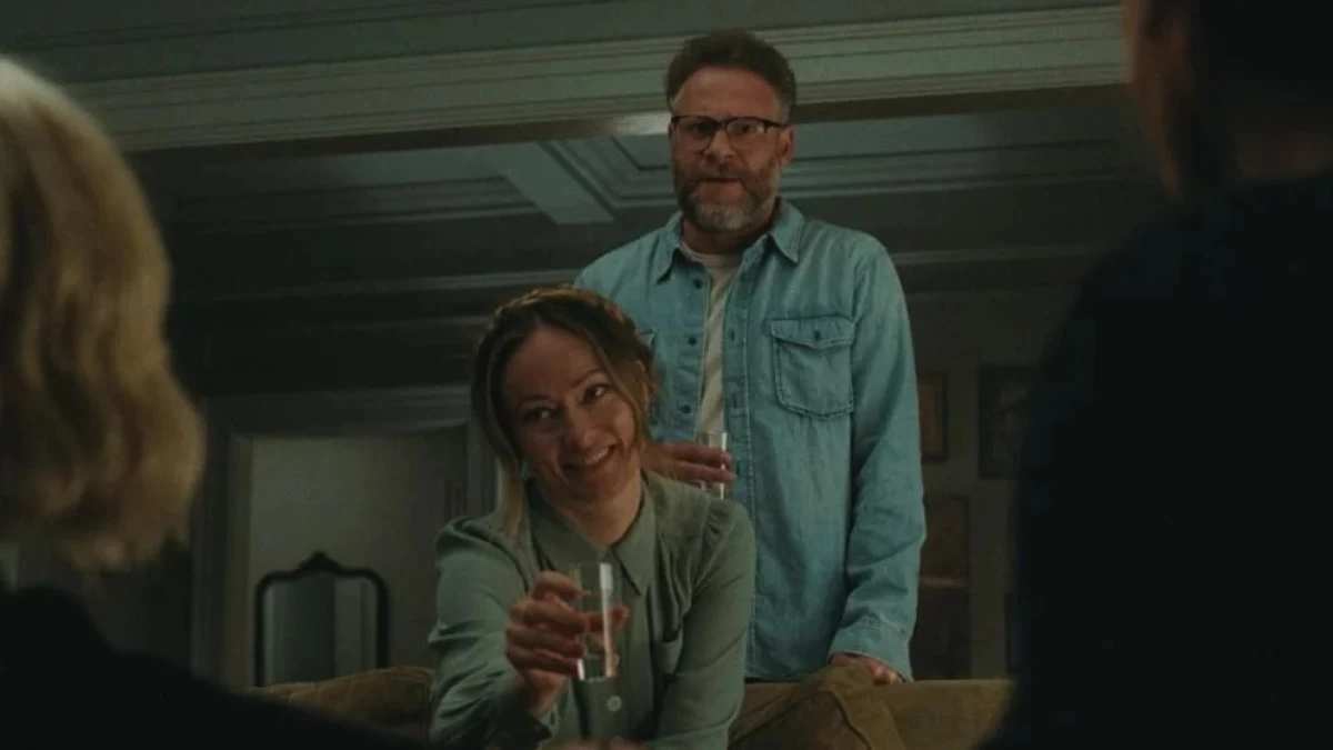 Seth Rogen as Joe and Olivia Wilde as Angela