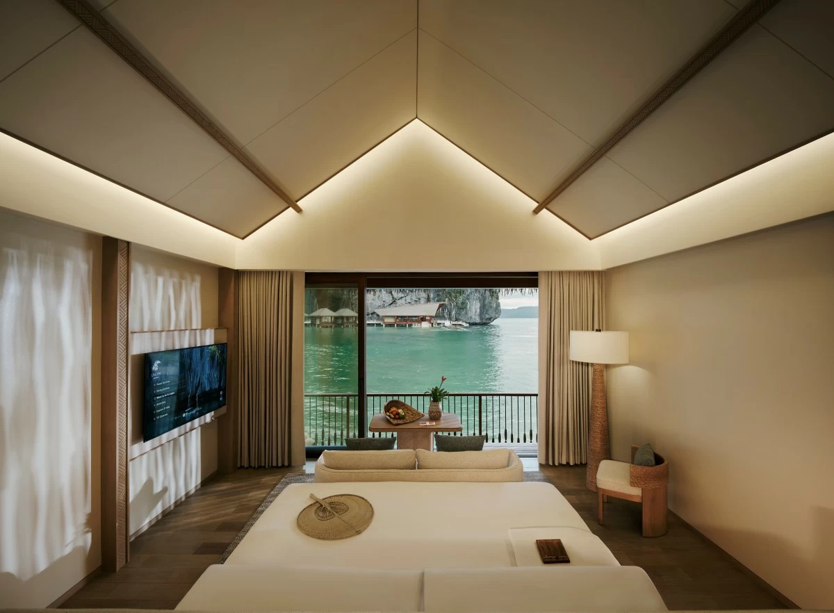 Inside the Water Villa