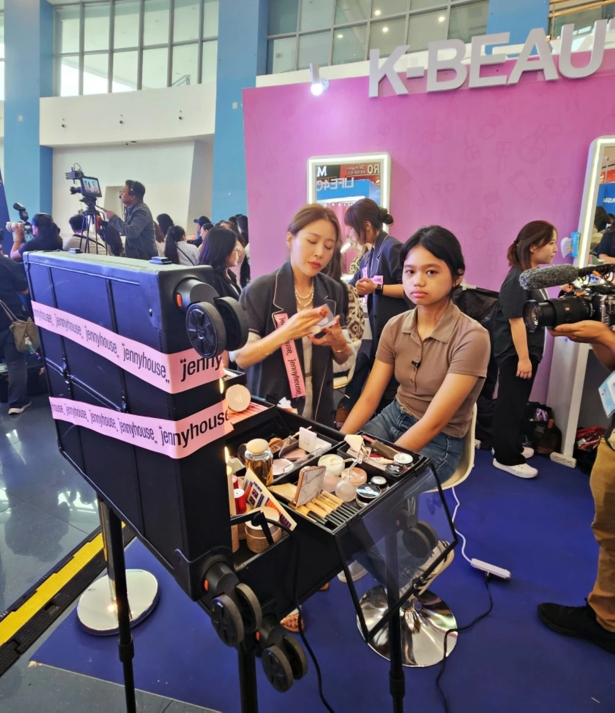 K-Beauty Zone at the Korea Travel Fiesta 2026 on Aug. 22 at the SM Mall of Asia (Jonathan Hicap) 
