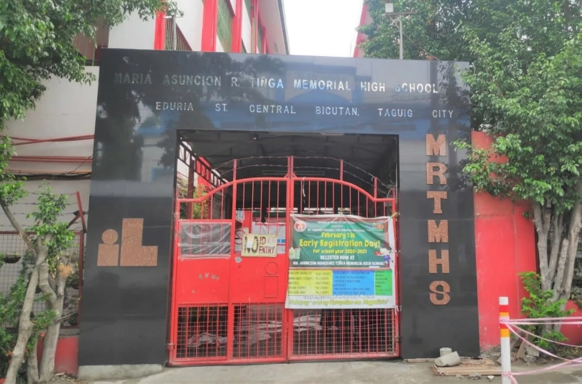 Maria Asuncion Rodriguez Tiñga High School (Photo from Maria Asuncion Rodriguez Tiñga High School's official Facebook page) 