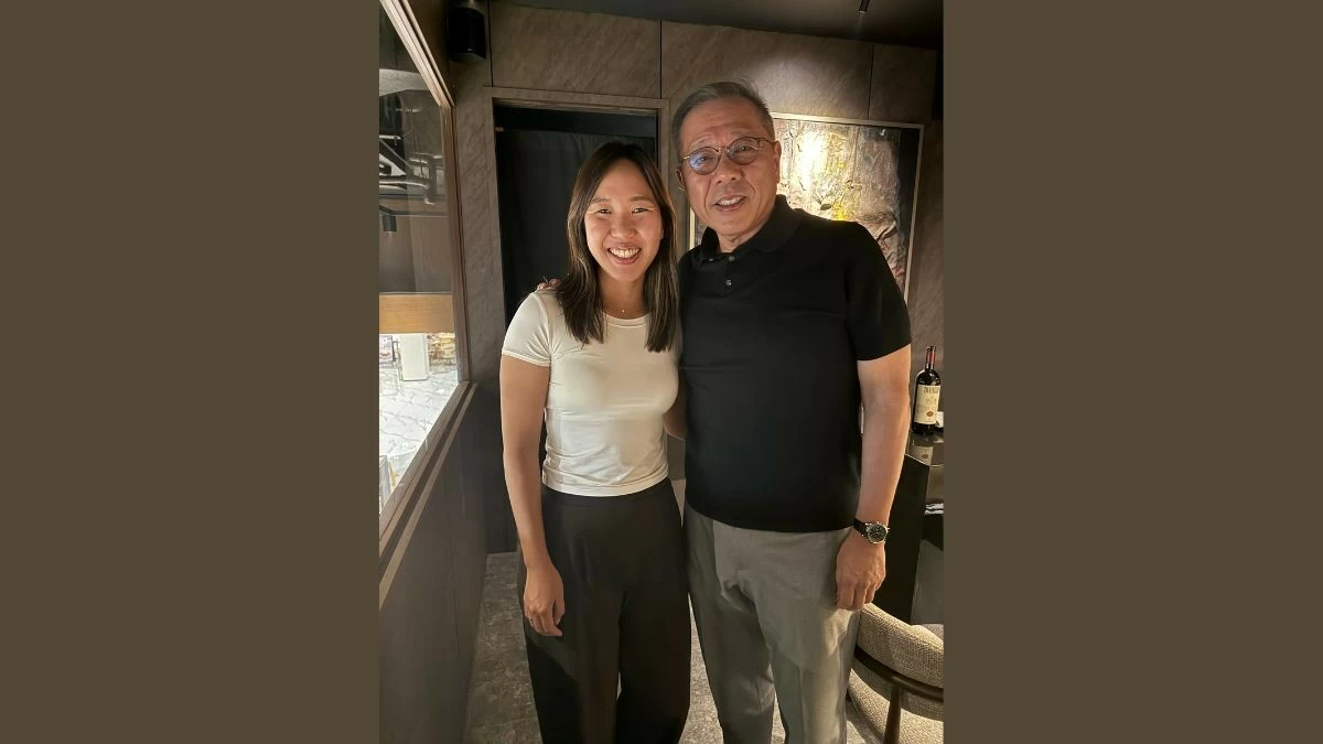 Alyanna Uy with her father, Henry (Photo: Philip Cu Unjieng)