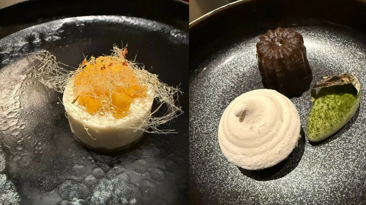 Mango Cheesecake and Petit Four (Photo: Philip Cu Unjieng)